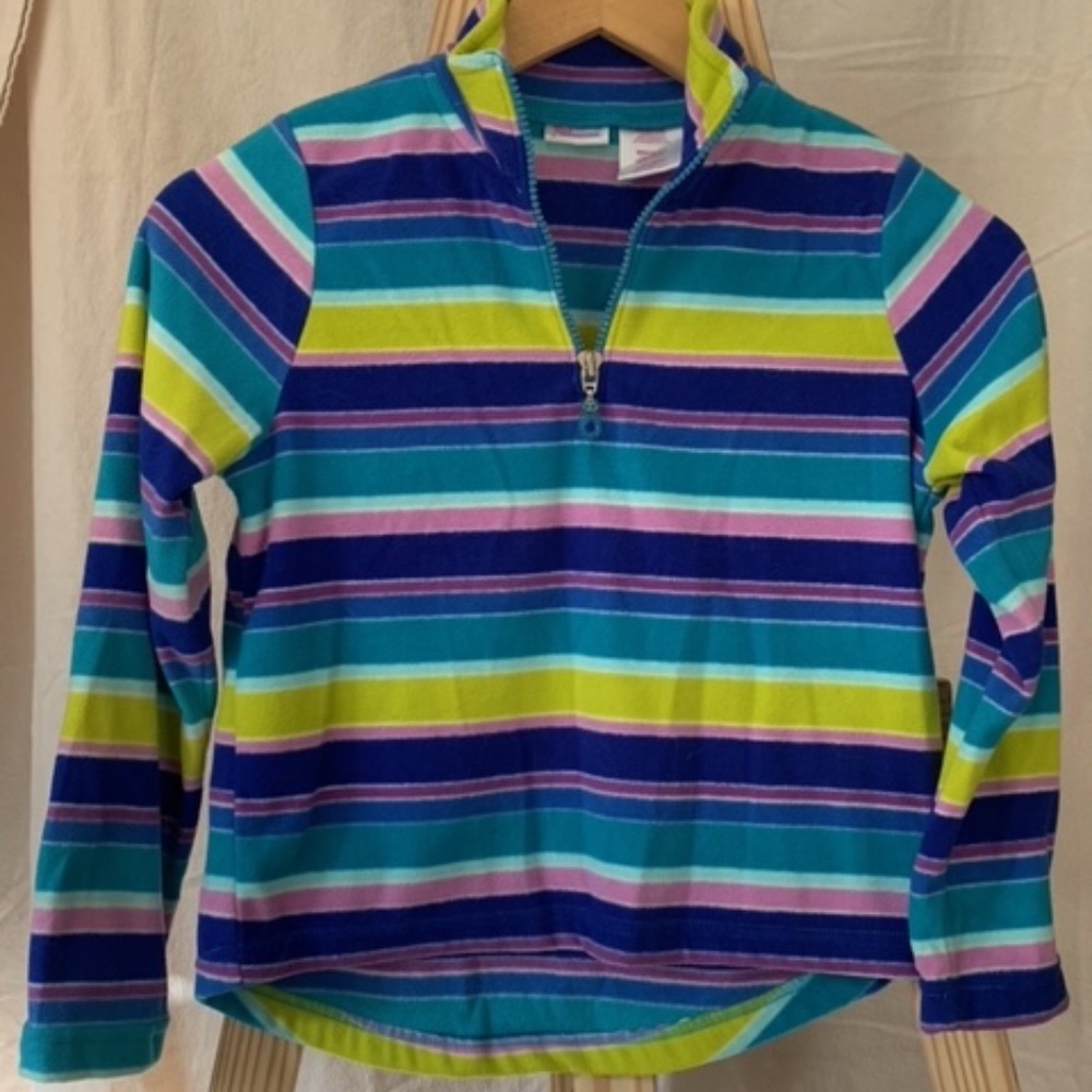 Girl Connection Zippered Fleece Pullover - Size M-7/8